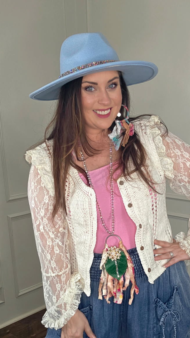 Emerald Bloom Statement Necklace
