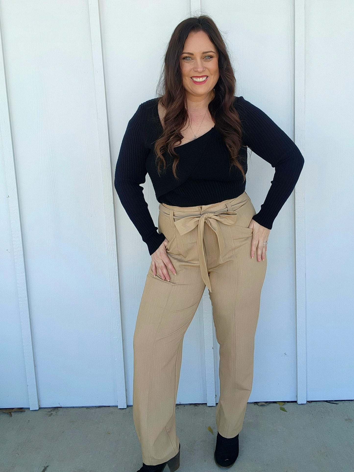 Tie Front Trousers