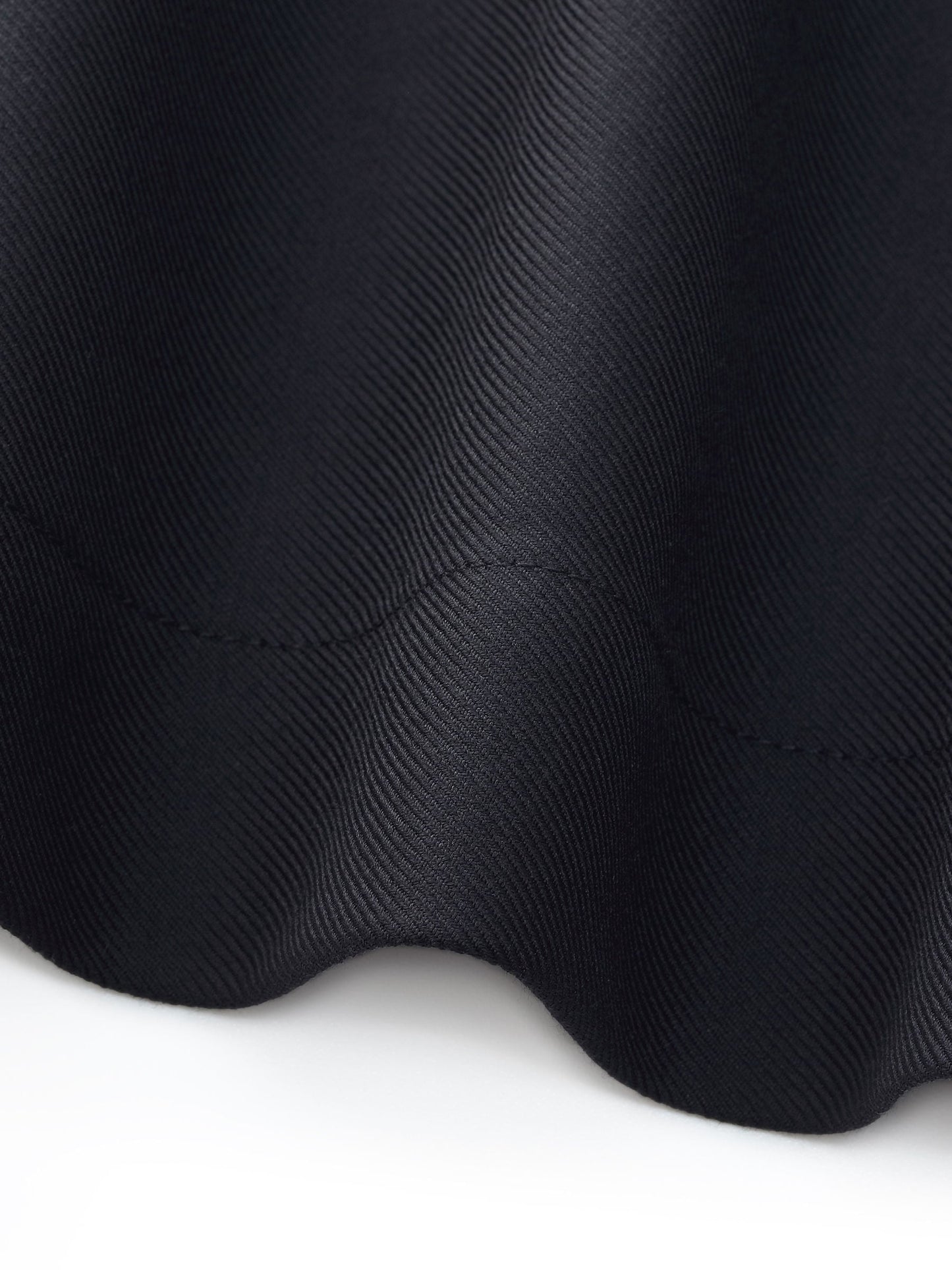 100% Worsted Wool Side Slit Women Culotte Skirt
