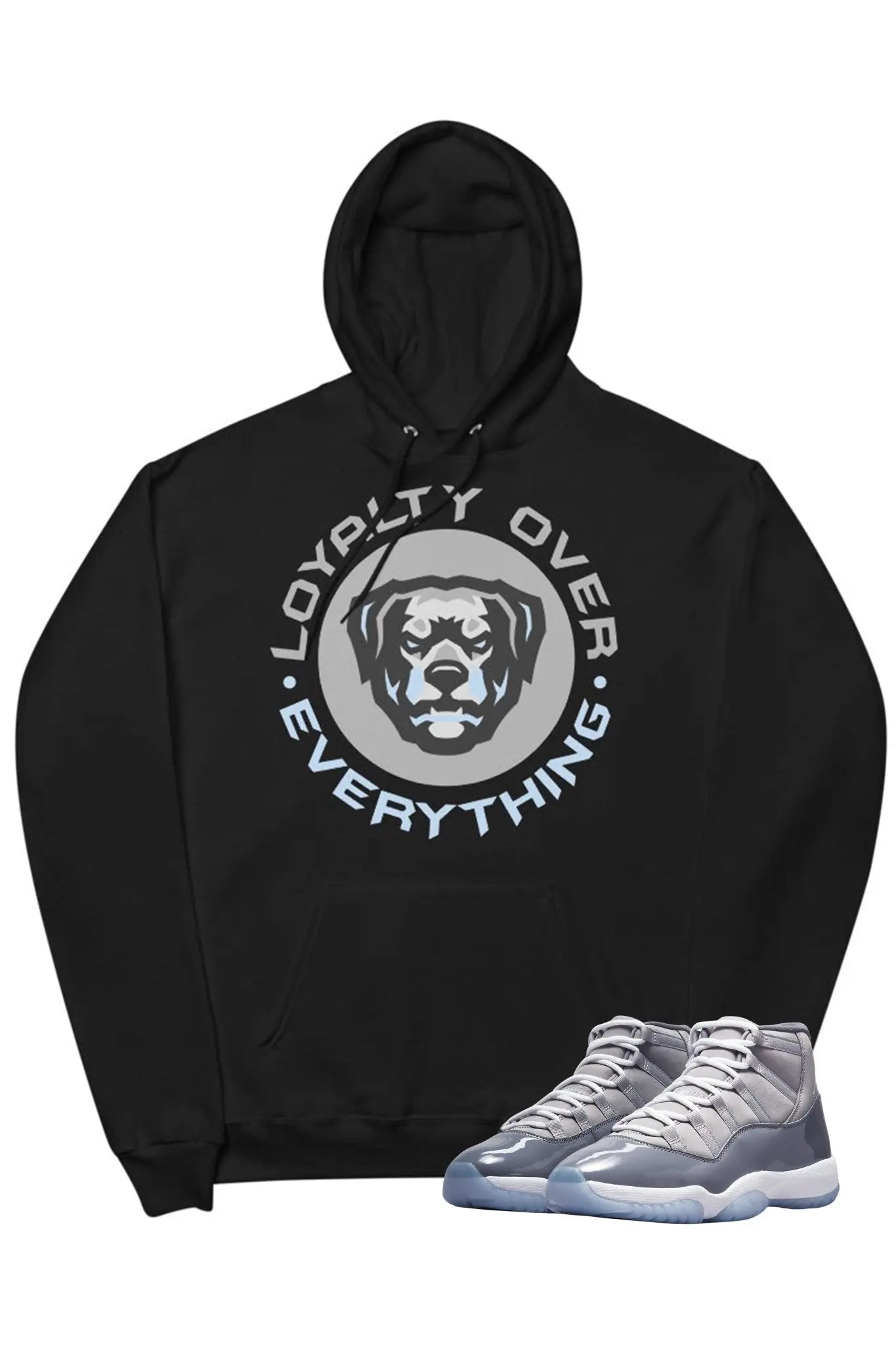 Air Jordan 11 "Loyalty Over Everything" Hoodie Cool Grey