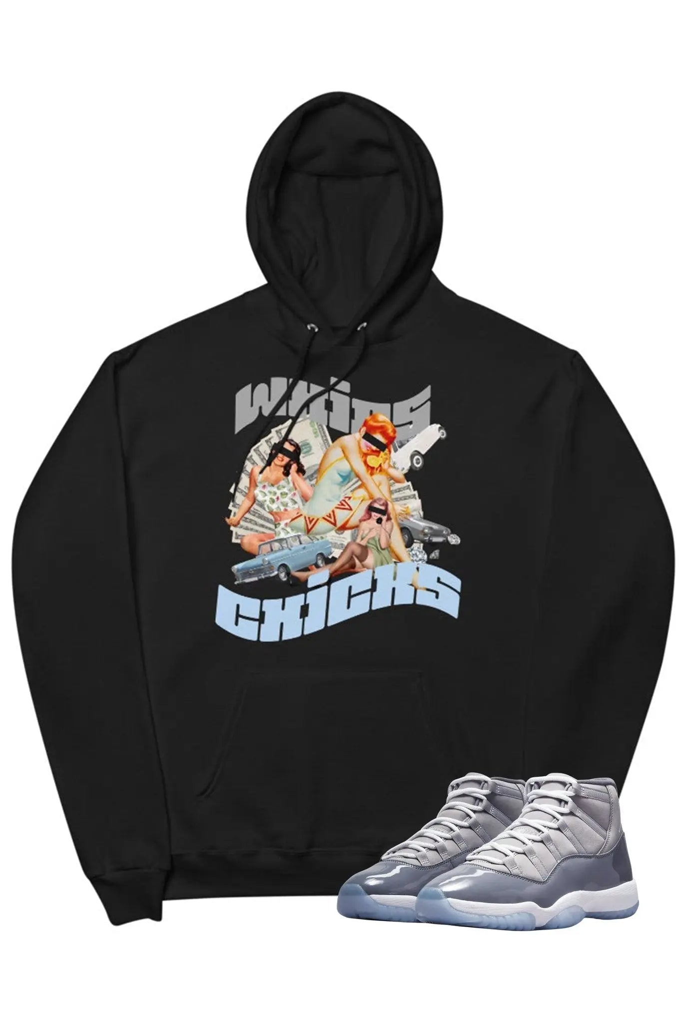 Air Jordan 11 "Whips & Chicks" Hoodie Cool Grey