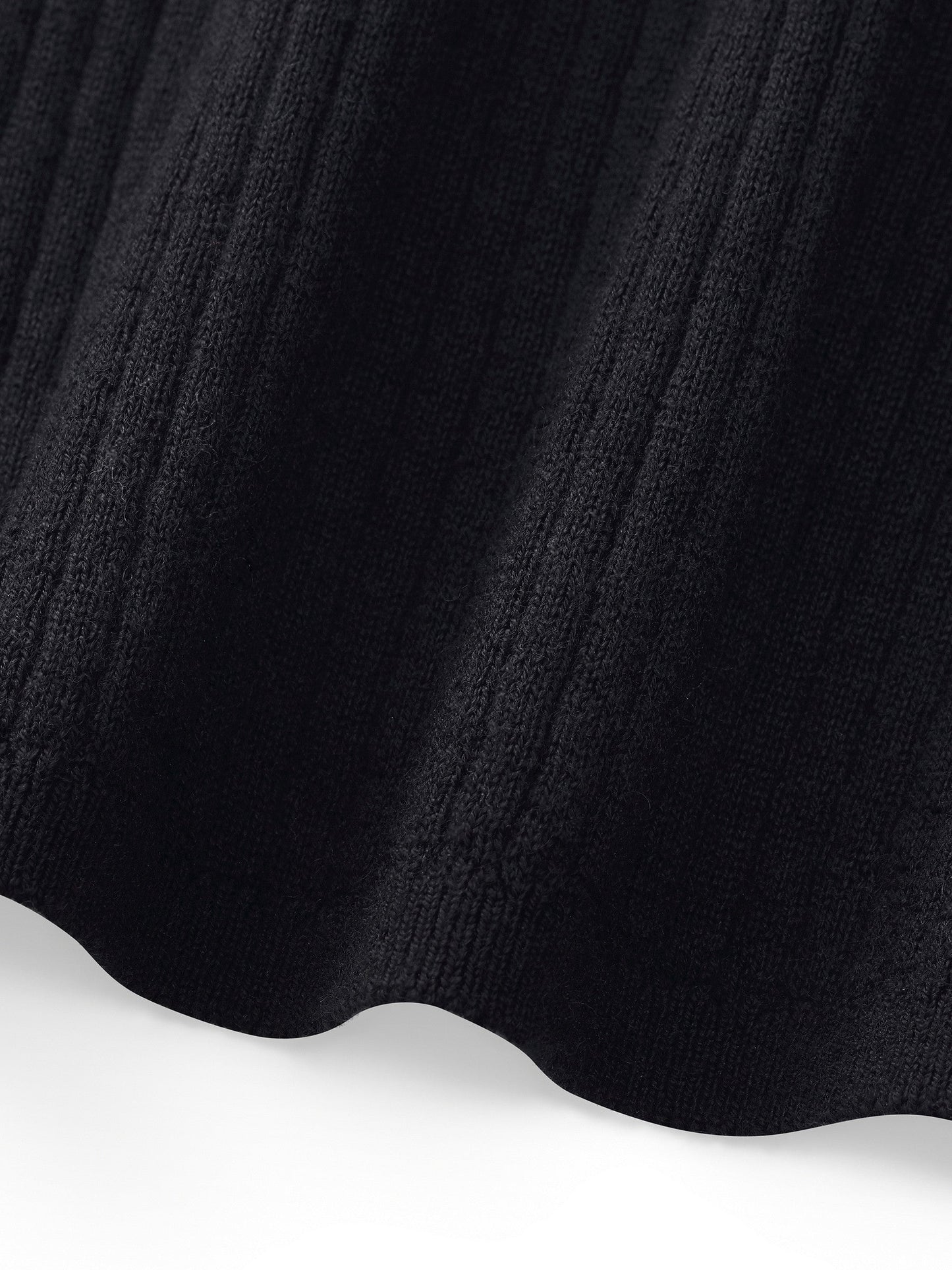 100% Washable Wool Mock Neck Women Knit Top