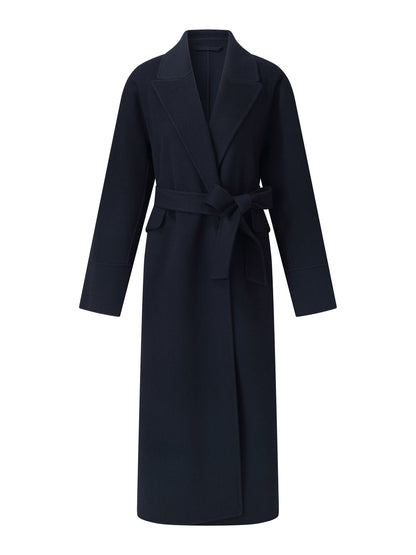 100% Wool Unisex Wrap Overcoat