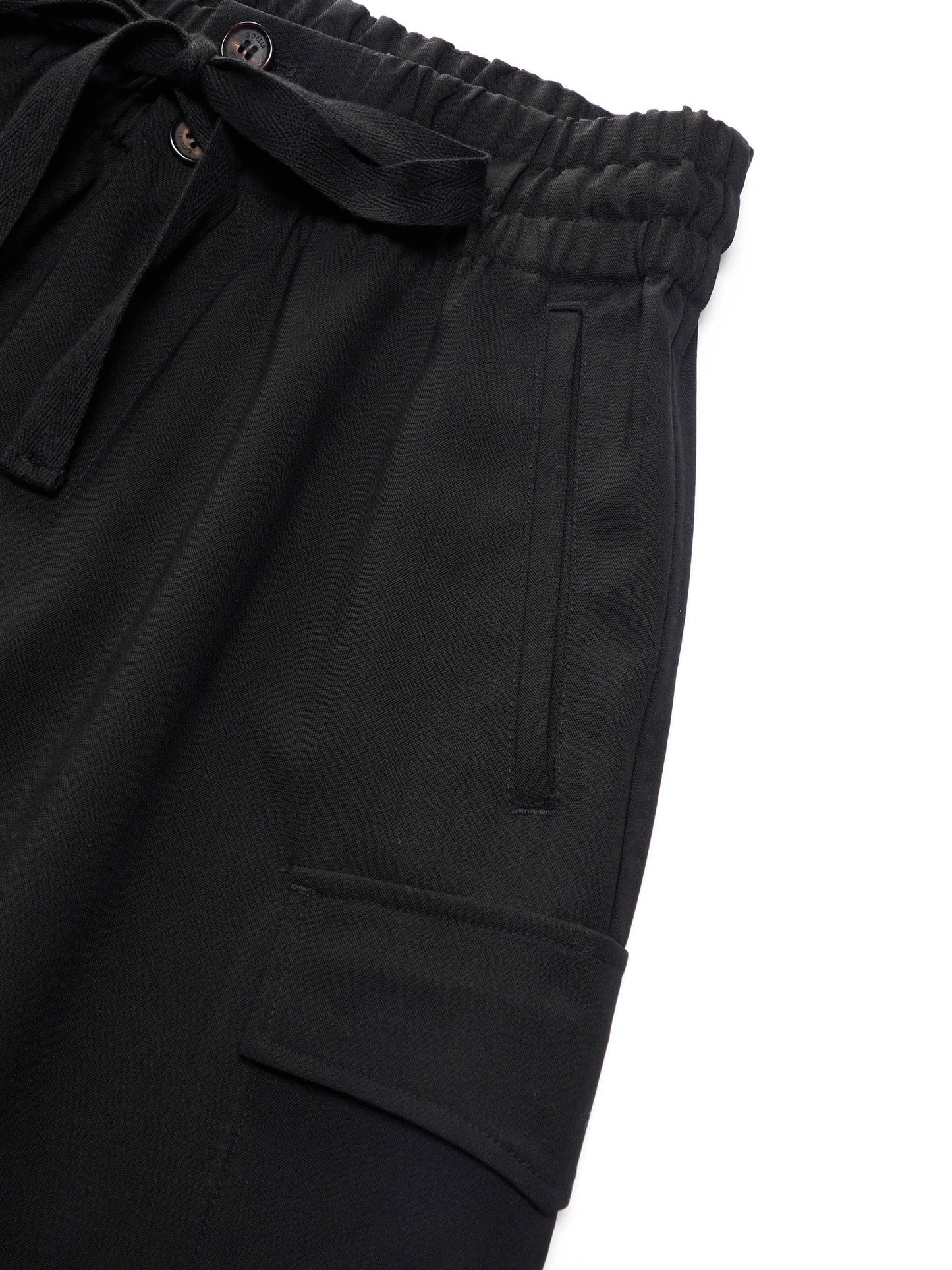 Machine Washable Wool Blend Unisex Straight Leg Pants
