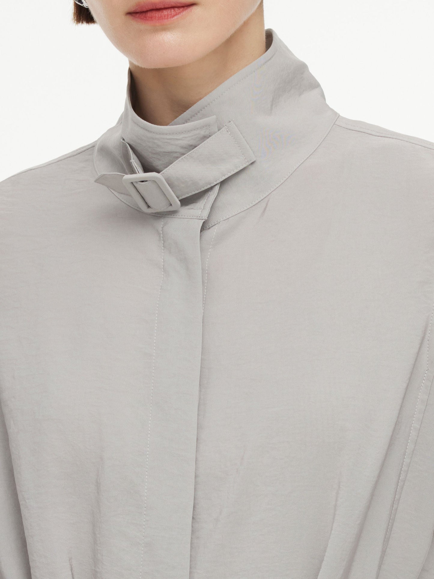 [Preview] Triacetate Blend Women Trench Coat