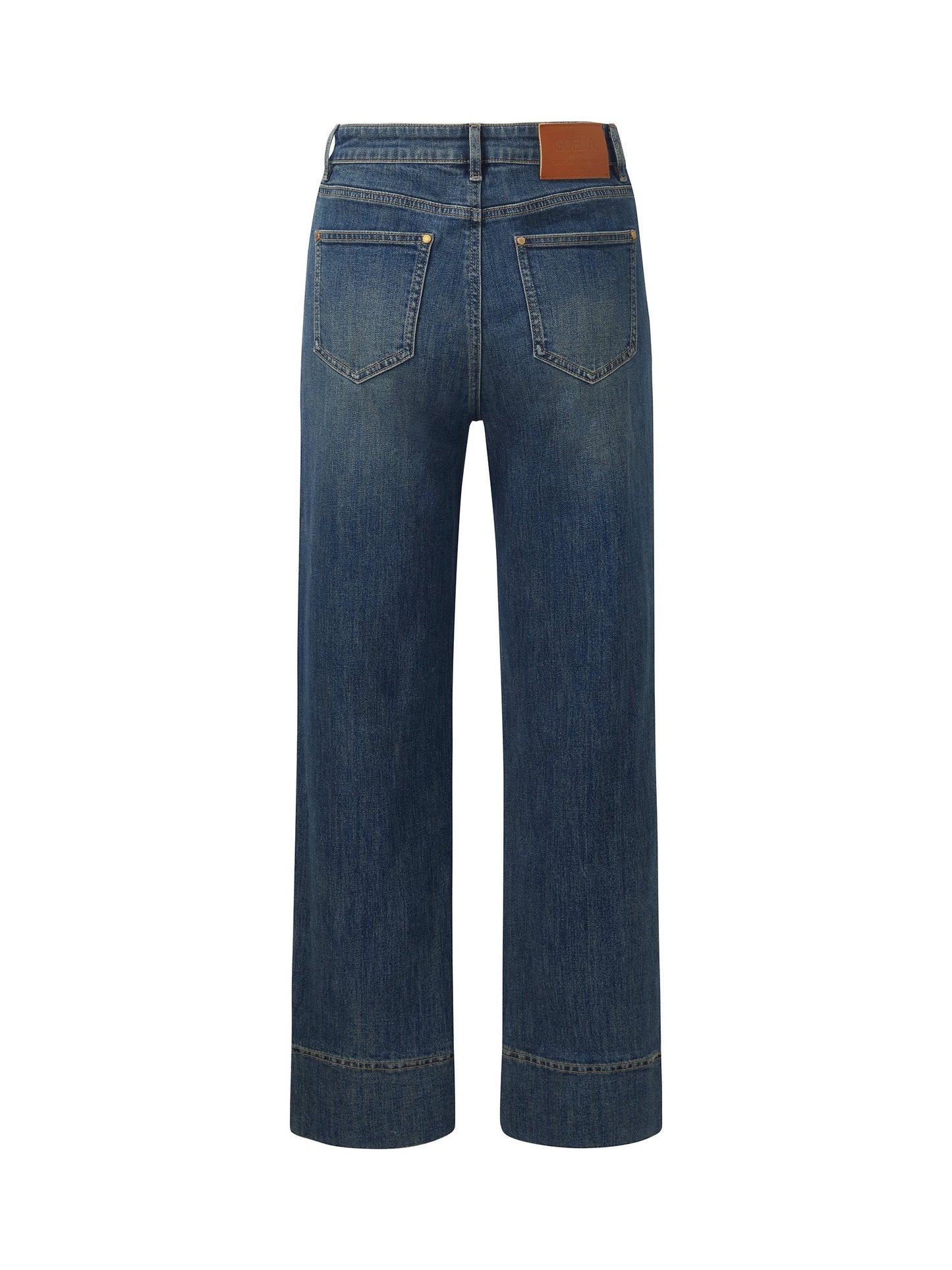 Denim Women Ankle-Length Cuffed Jeans