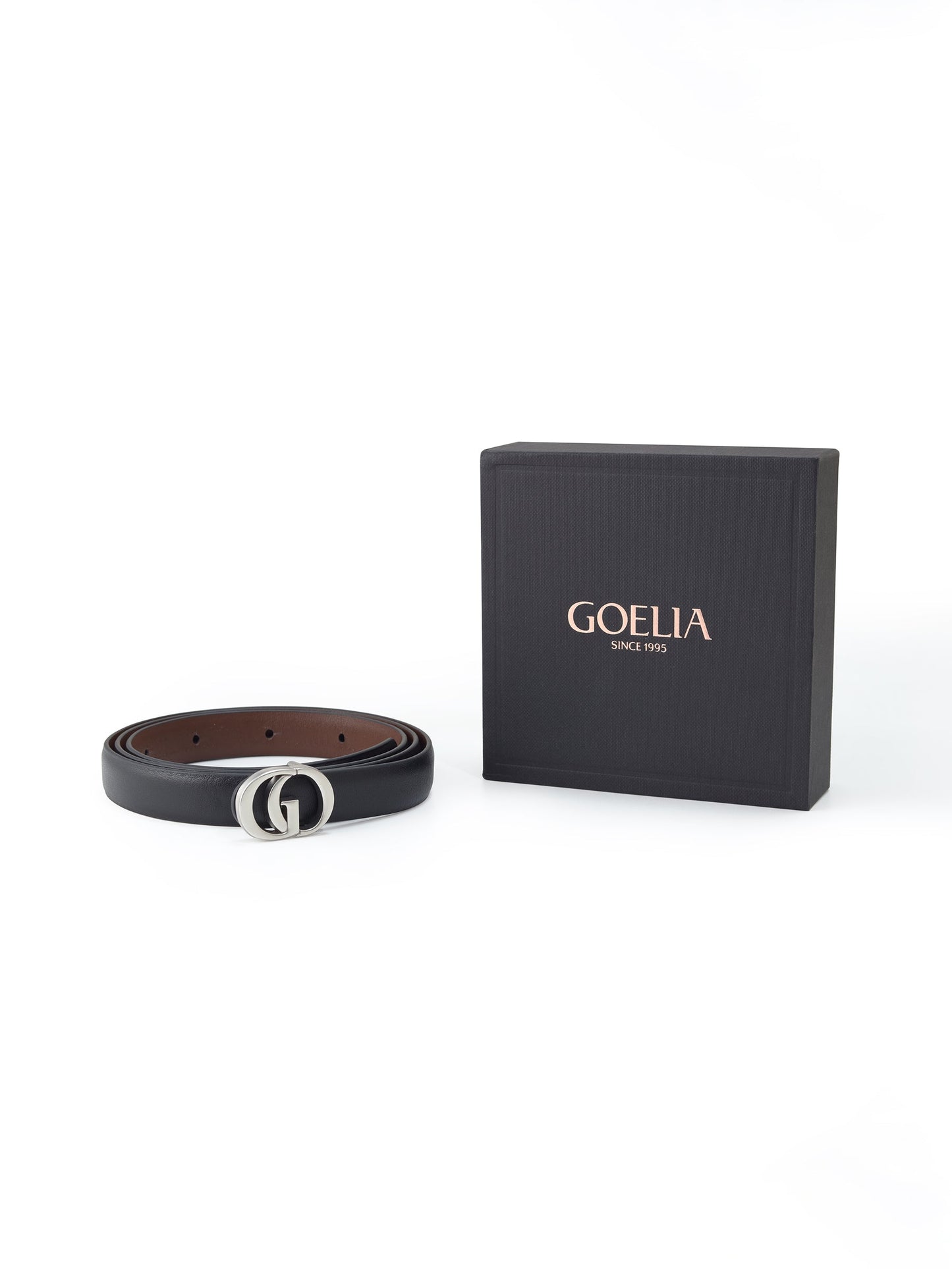 GO Letter Women Leather Belt Size Small