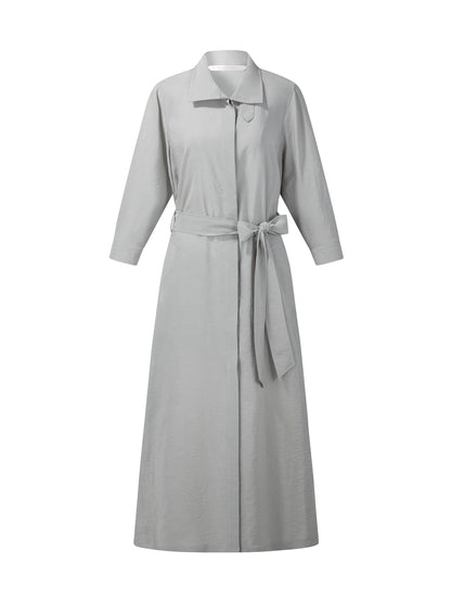 [Preview] Triacetate Blend Women Trench Coat