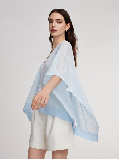 One-piece Seamless Women Poncho