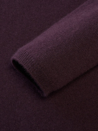 100% Cashmere Seamless Turtleneck Women Knit Top