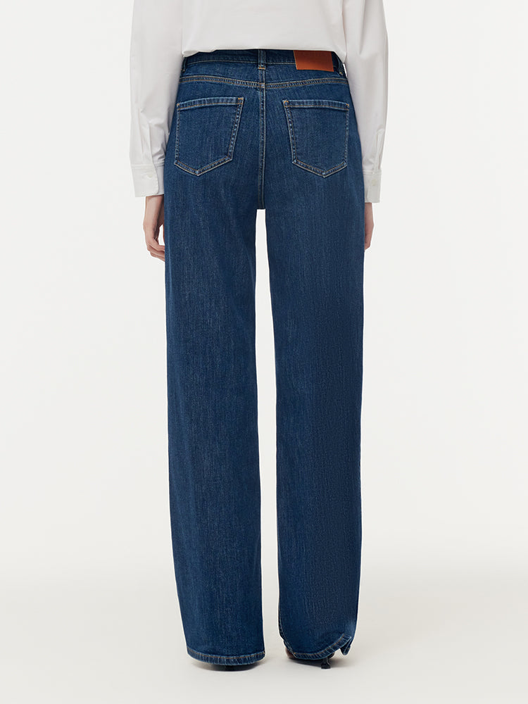 Denim Adjustable Waist Women Jeans