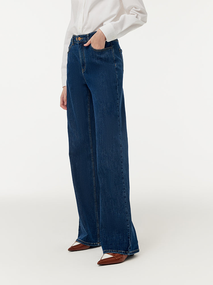 Denim Adjustable Waist Women Jeans