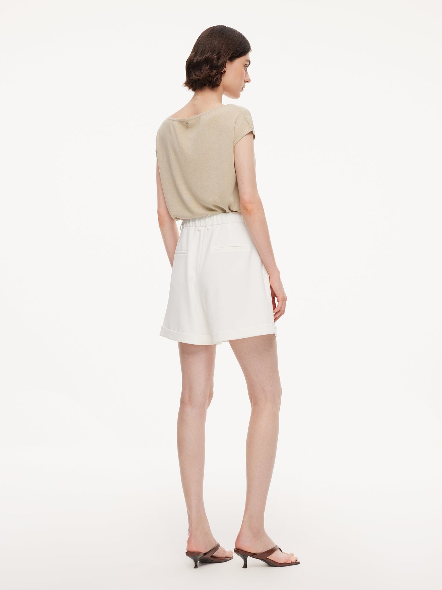 Four-Way Stretch Women A-Line Shorts