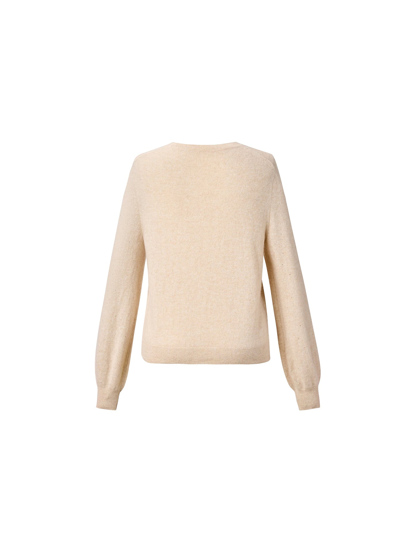 [Preview] 100% Cashmere Beaded Sequins Women Sweater