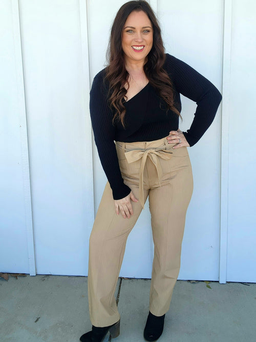 Tie Front Trousers