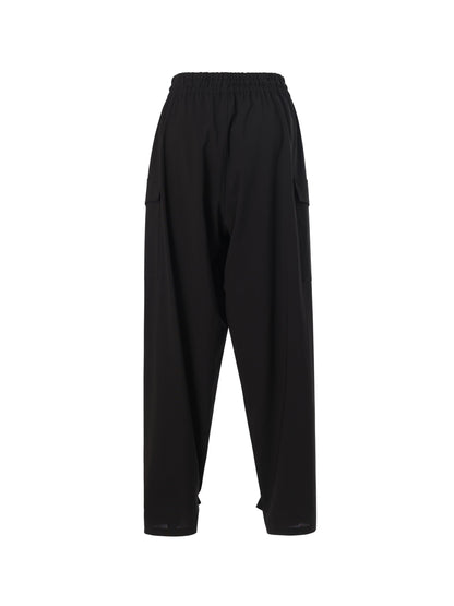 Machine Washable Wool Blend Unisex Straight Leg Pants