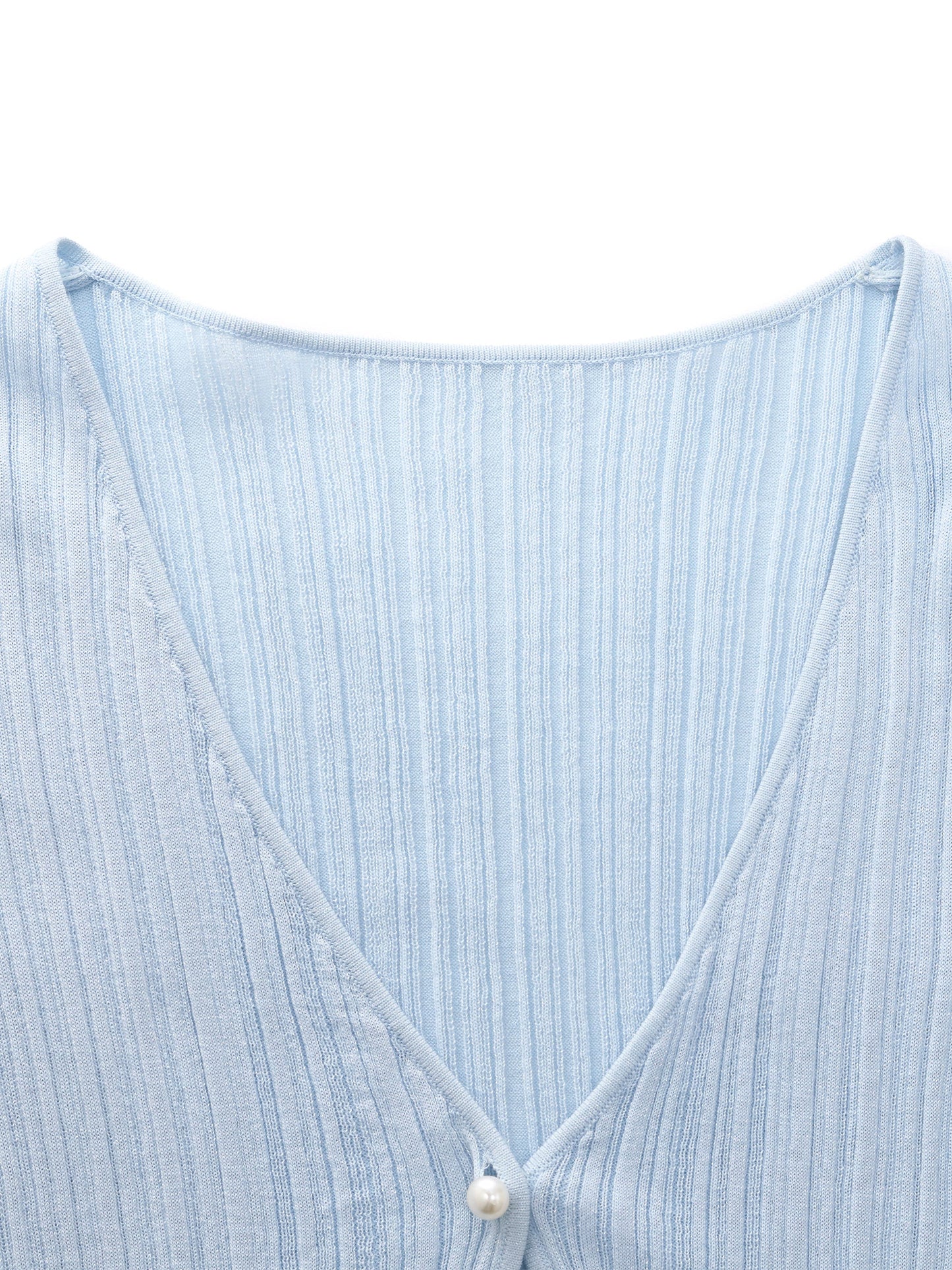 Cotton H-Line Women V-Neck Cardigan