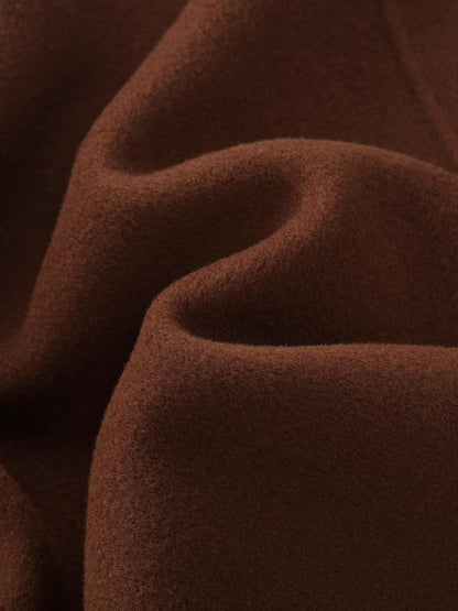 Cashmere Wool Blend Double-Faced Women Coat