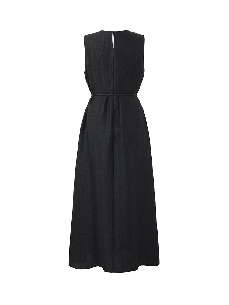 18 Momme Xiang Yun Silk Women Vest Midi Dress