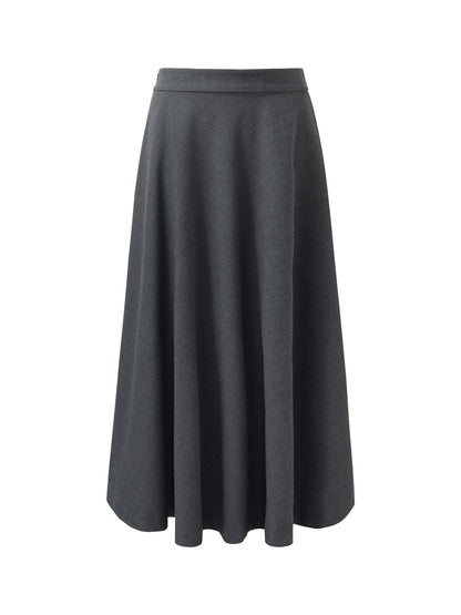 Worsted Wool Blend A-Line Women Skirt