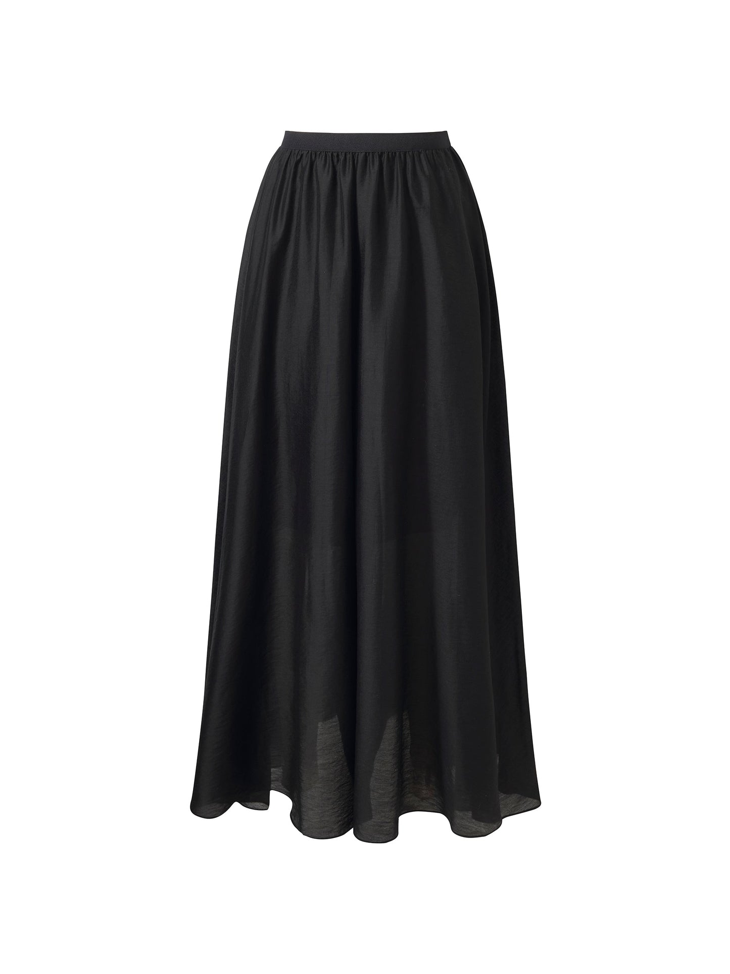 Tencel Blend Elastic Waist Women Culottes