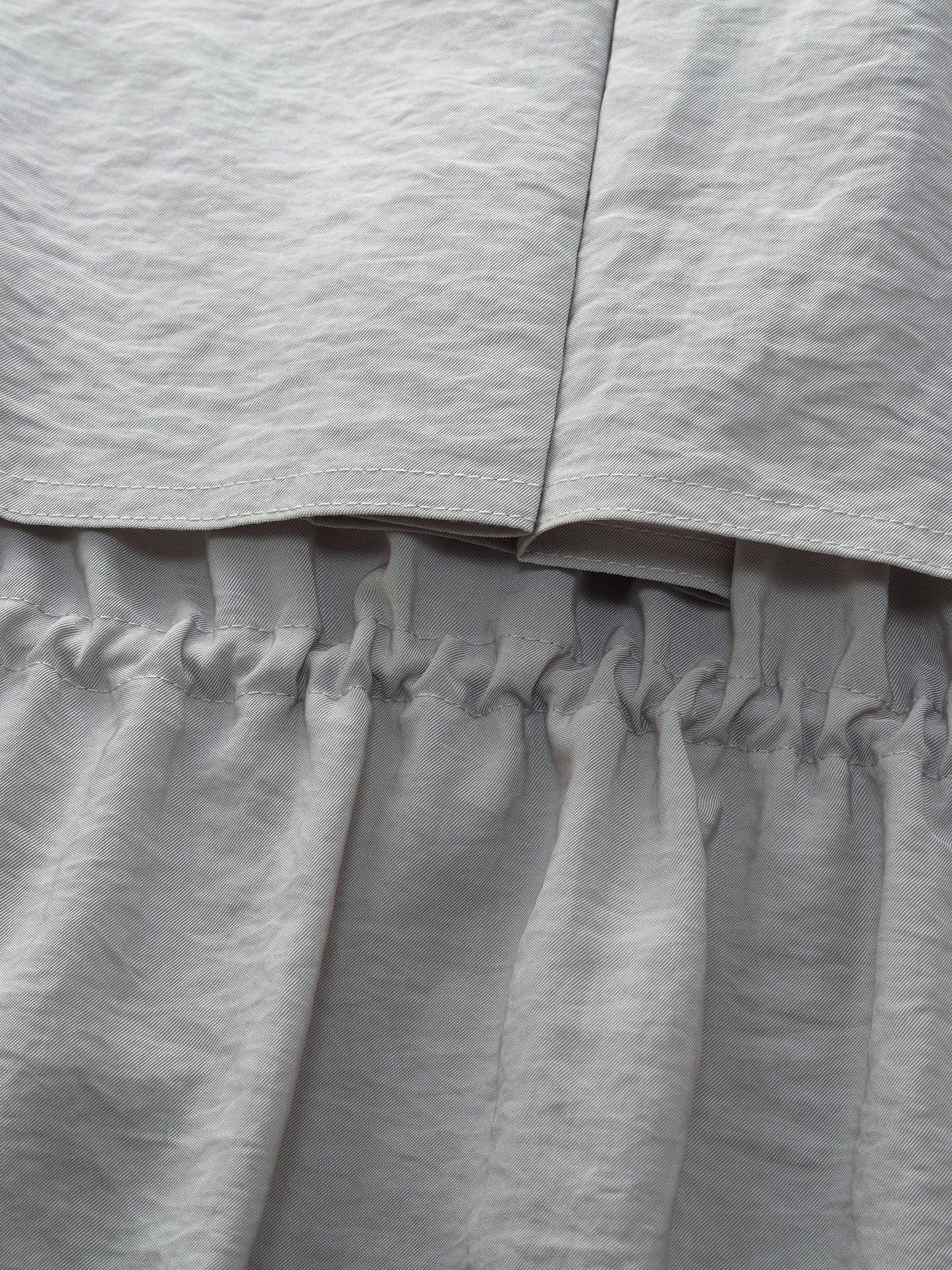[Preview] Triacetate Blend Drawstring Waist Women Trench Coat