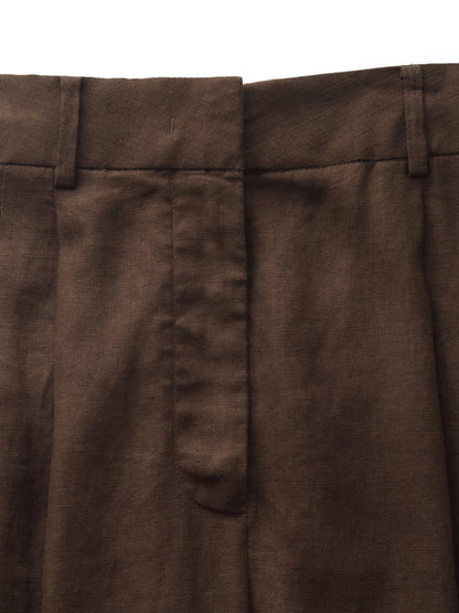 100% Linen Women Straight Leg Pants