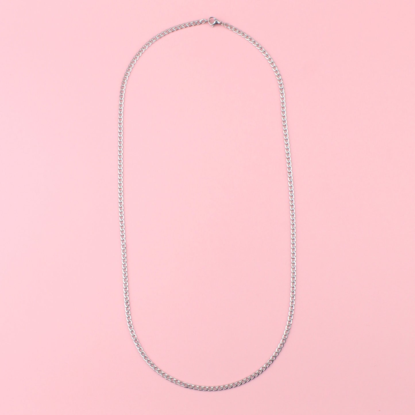 3mm Curb Chain Necklace