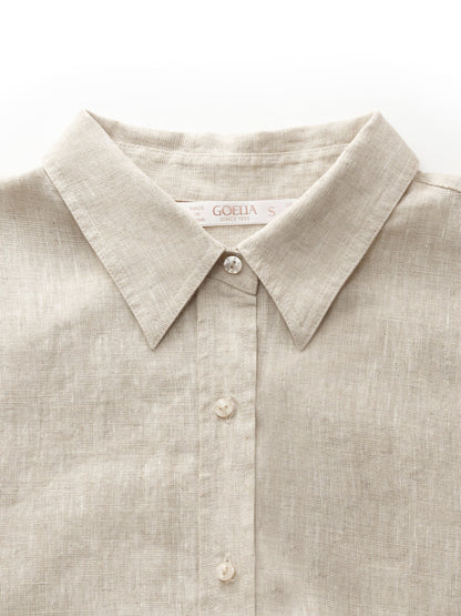 100% Linen Women Oversized Shirt