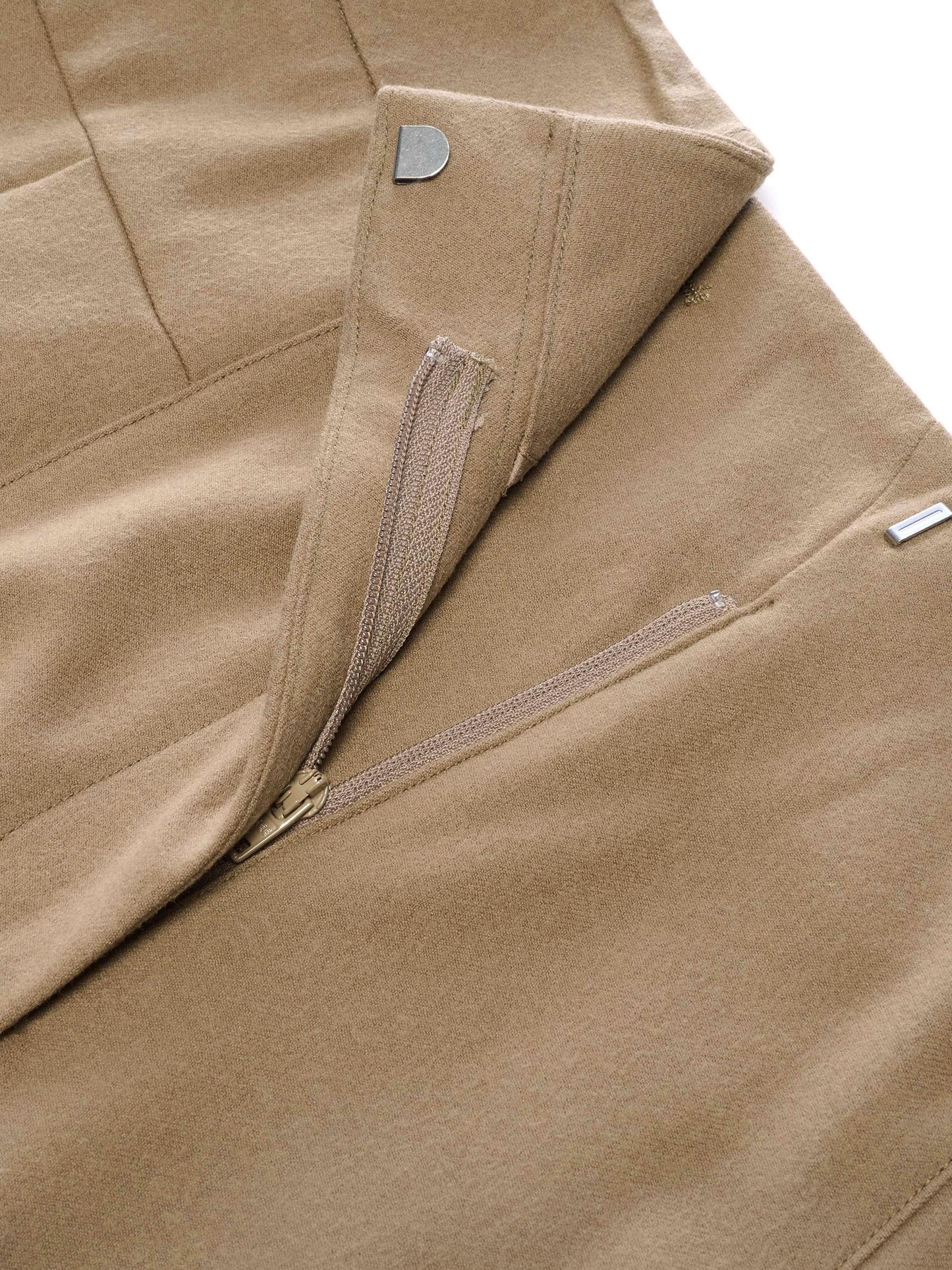 Cashmere Wool Blend Women Wide Leg Pants