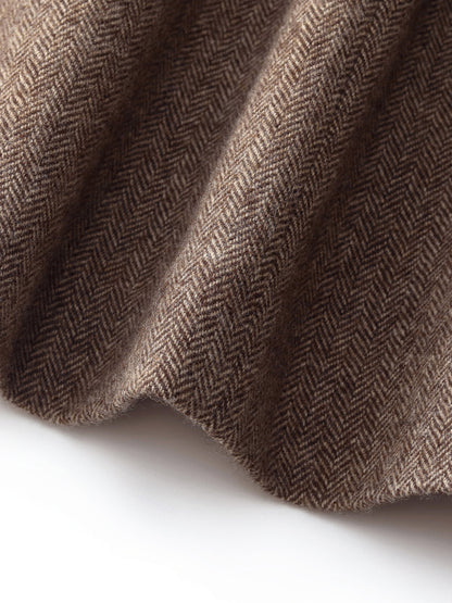 100% Washable Wool A-Line Women Skirt