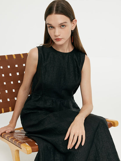 18 Momme Xiang Yun Silk Women Vest Midi Dress