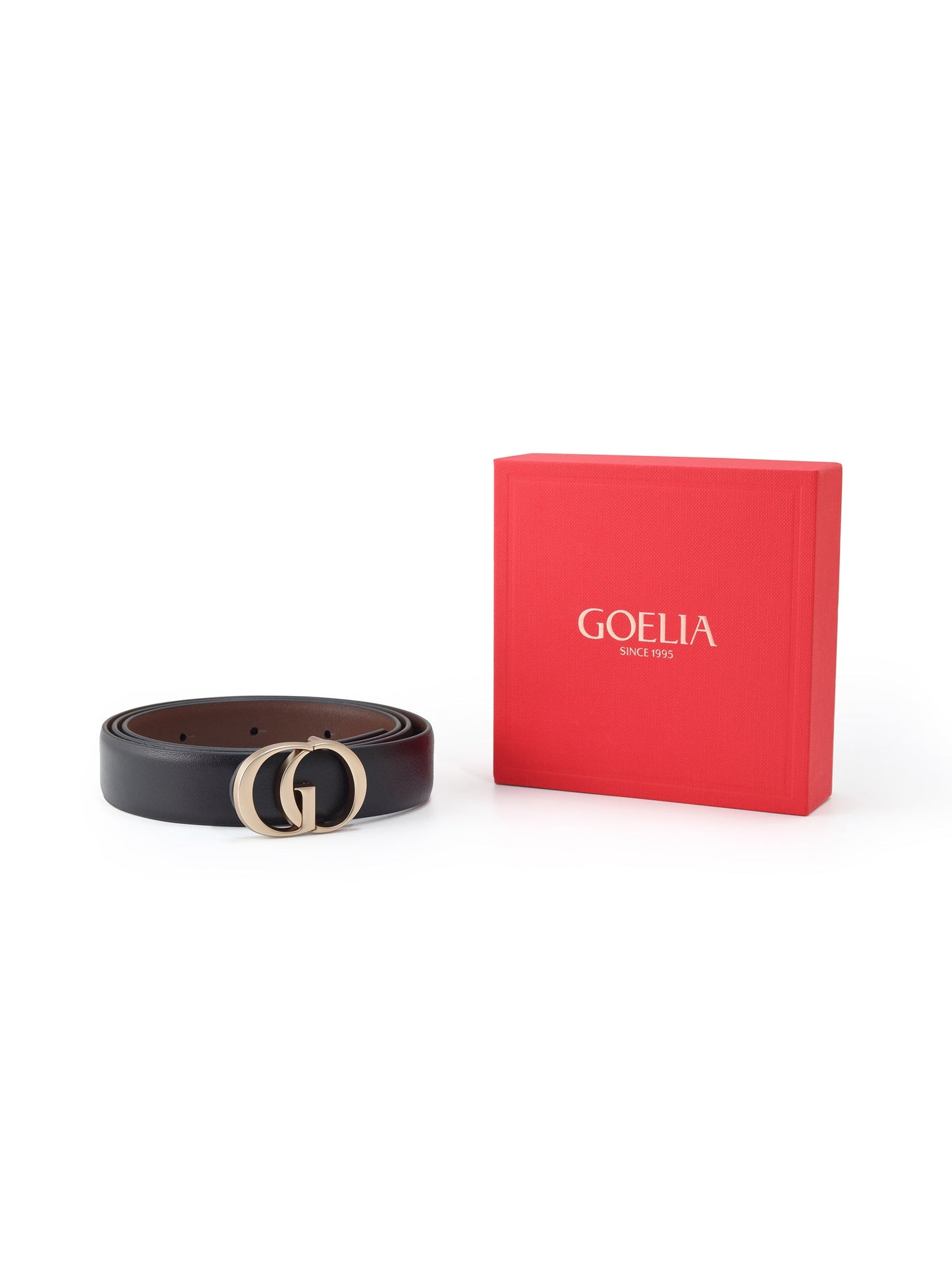 GO Letter Women Leather Belt Size Small