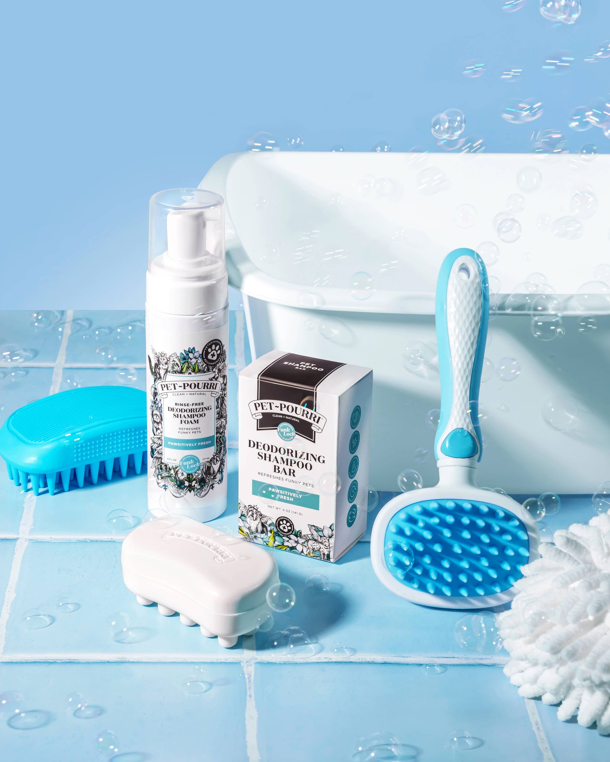 Pet~Pourri Pawsitively Fresh Rinse-Free Deodorizing Shampoo