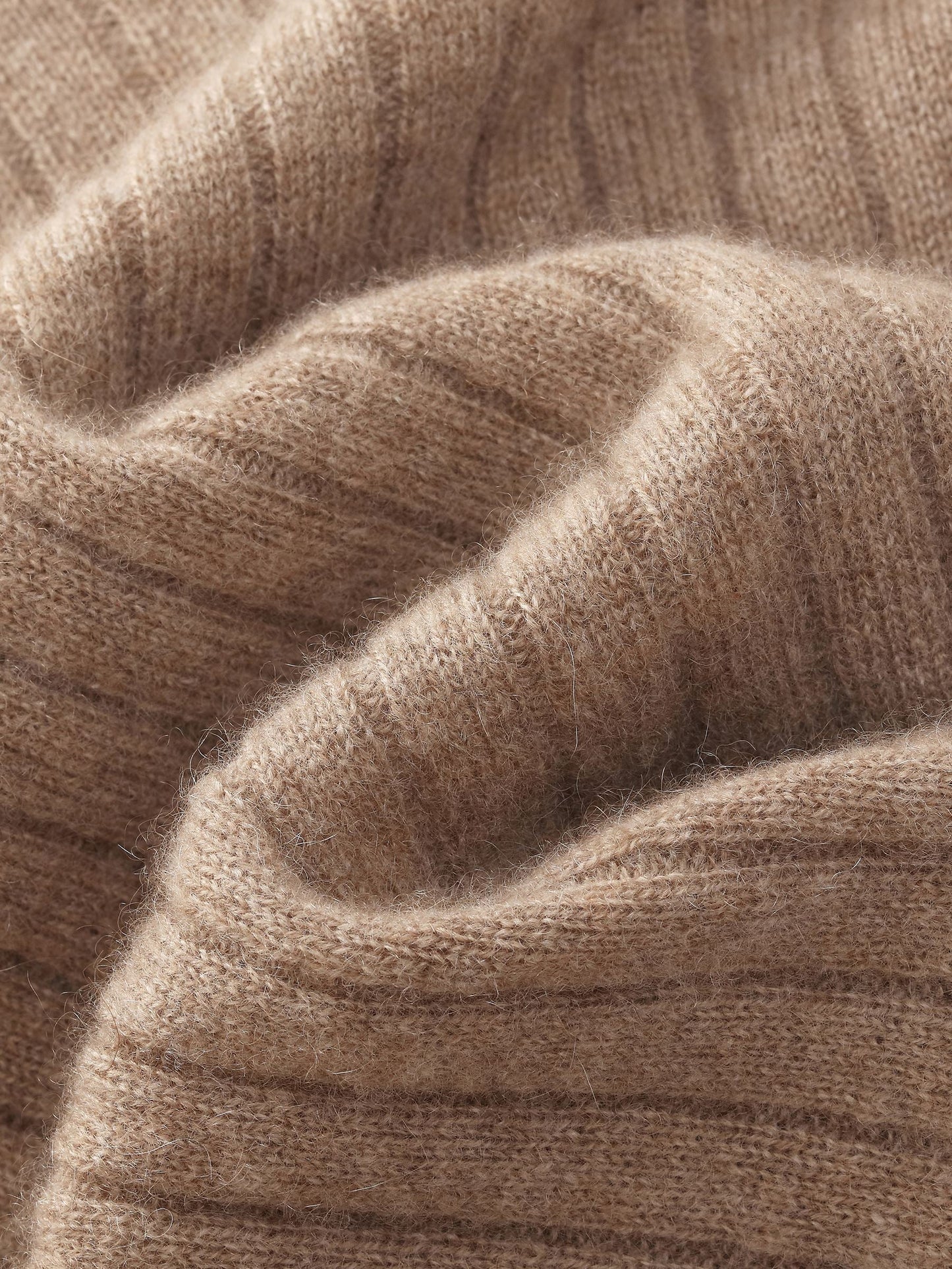 100% Cashmere Seamless Mock Neck Women Sweater