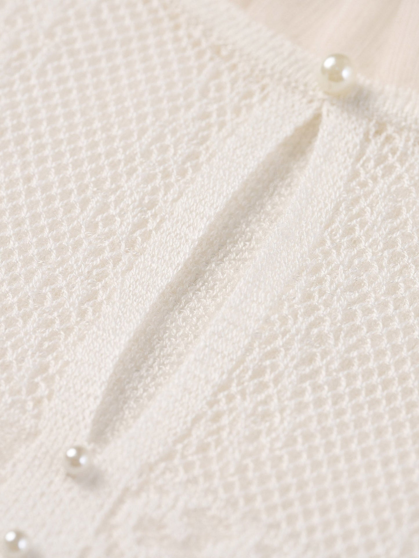 [Preview] Jacquard Ruffle Neck Women Knit Top