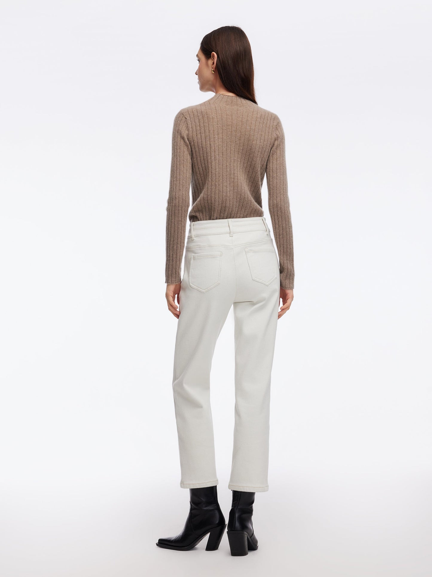 Denim Fleece Lined Women Ankle Length Jeans
