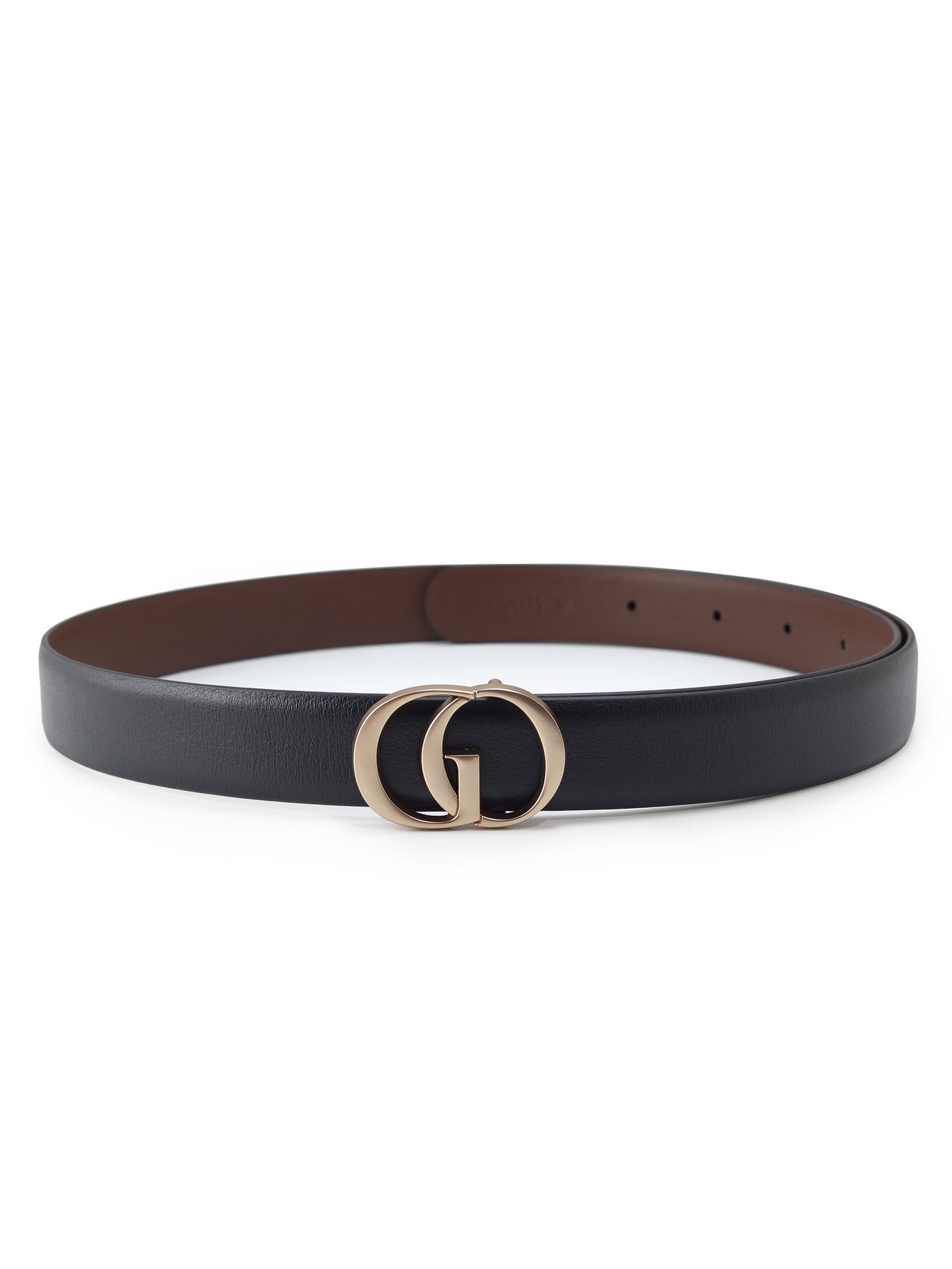 GO Letter Women Leather Belt Size Medium