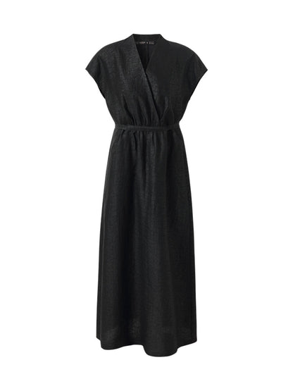 18MM Xiang Yun Silk Adjustable Waist Women Midi Dress
