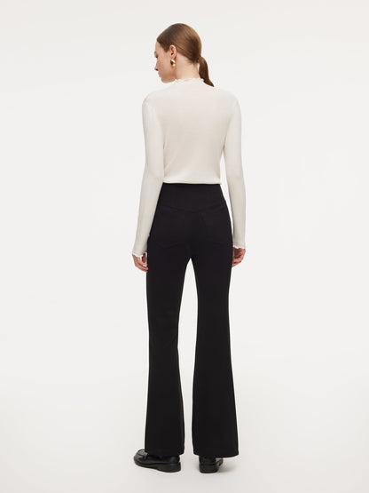 High-Waisted Women Micro-Flared Jeans