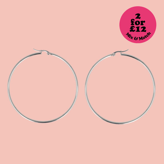 65mm Hoop Earrings