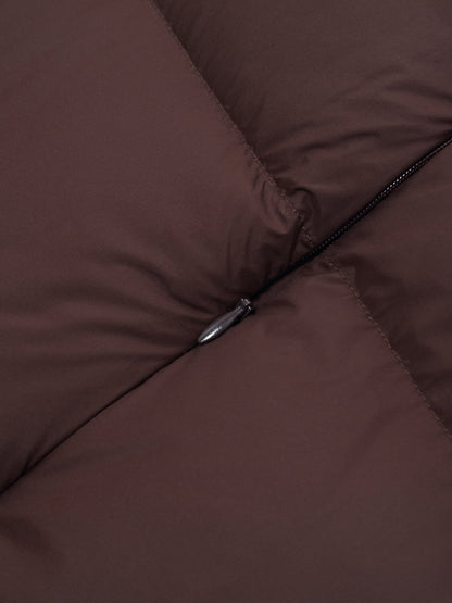 Cocoon Hooded Long Goose Down Puffer Coat