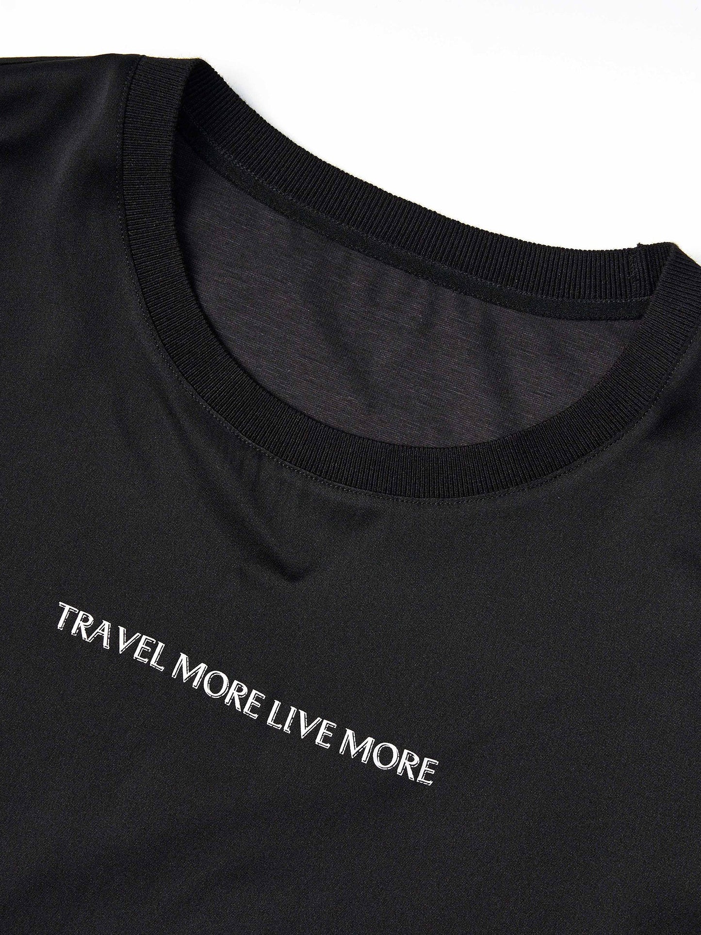 22MM Mulberry Silk Tencel Blend Women Letter Print T-Shirt