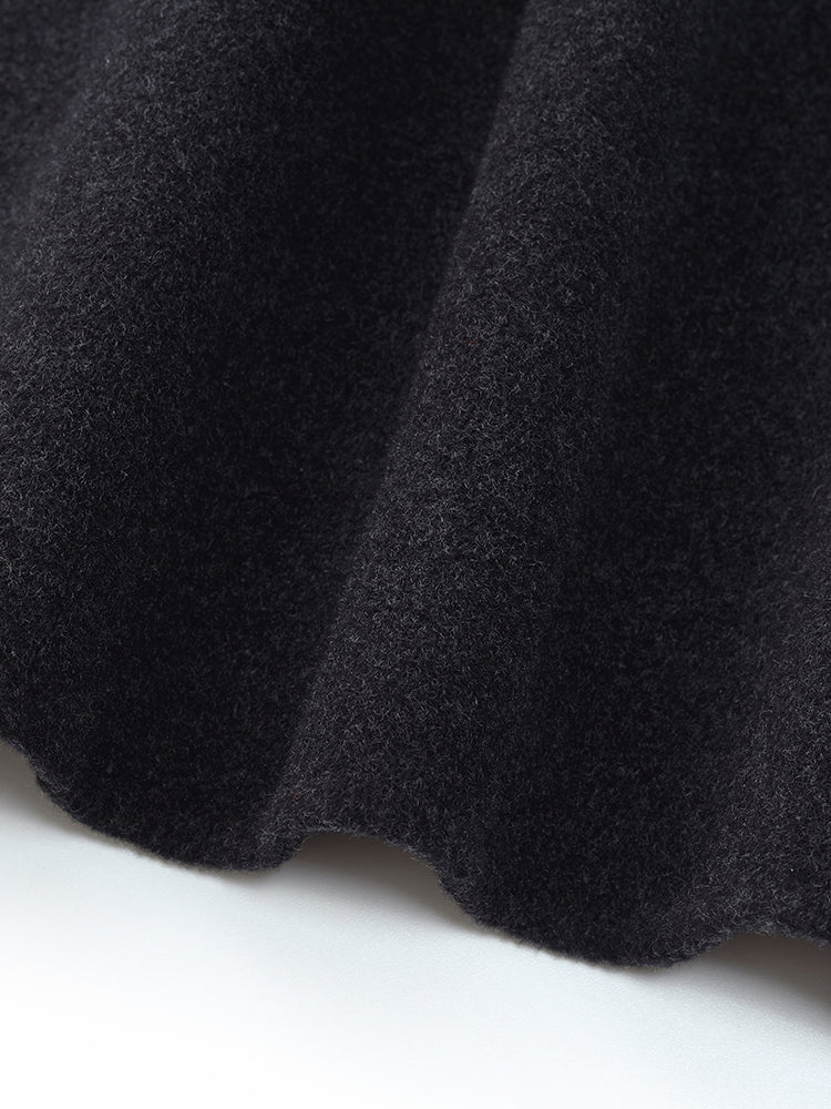 Wool Yak Blend Double-Faced Unisex Coat