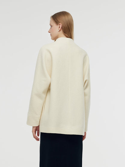 100% Wool New Chinese-Style Women Coat