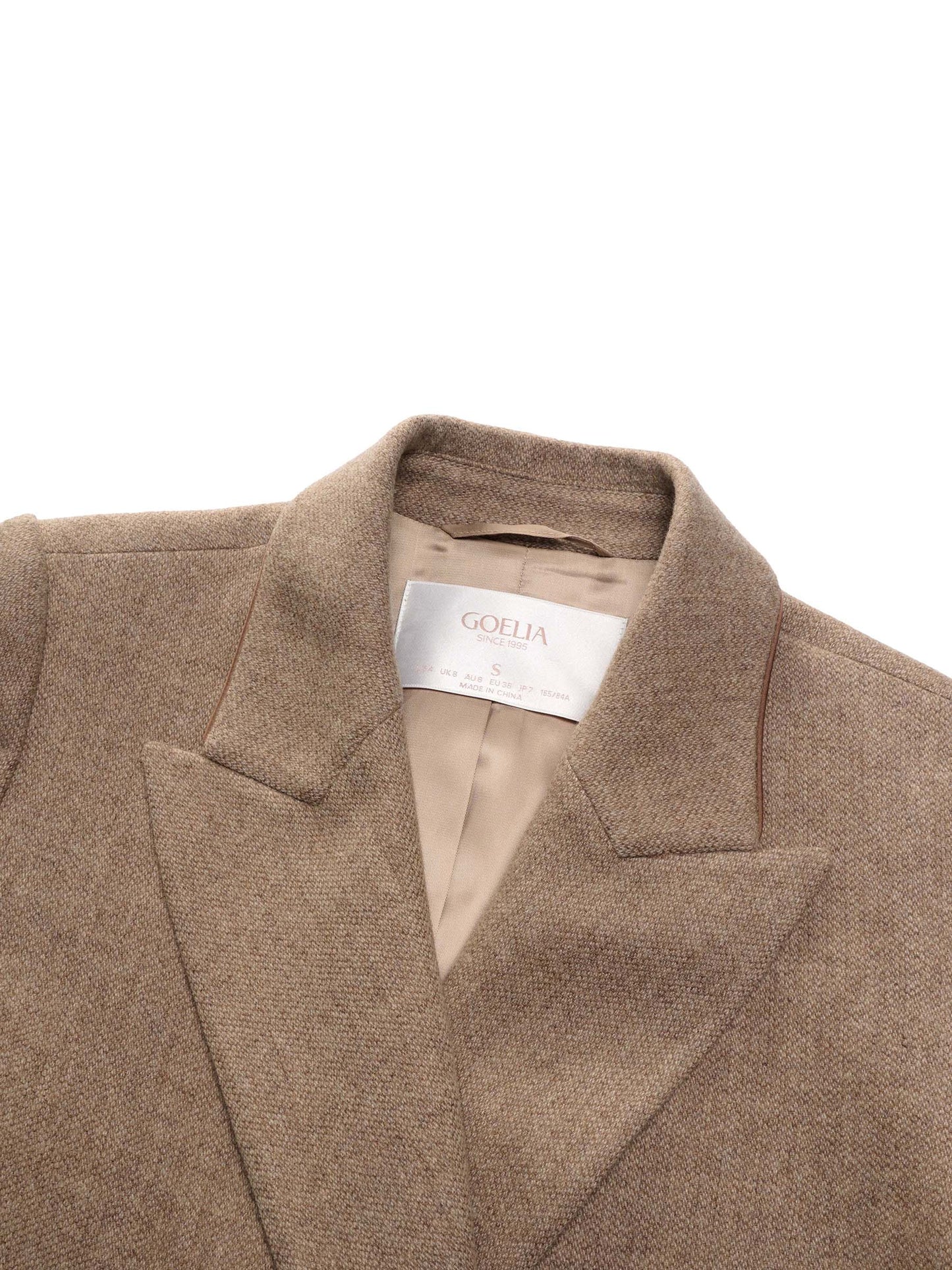 Washable Wool Cashmere Blend Women Overcoat