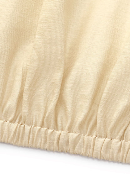 Tencel Acetate Linen Blend Women Zip-Up Hooded Cropped Jacket