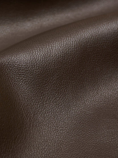 PU Leather Double-Breasted Women Trench Jacket