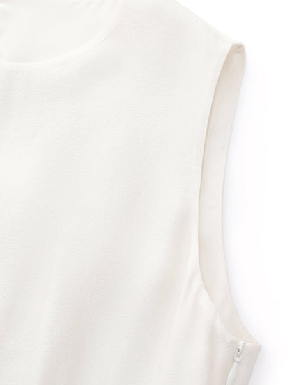 Ruffle Sleeveless Women Tiered Maxi Dress