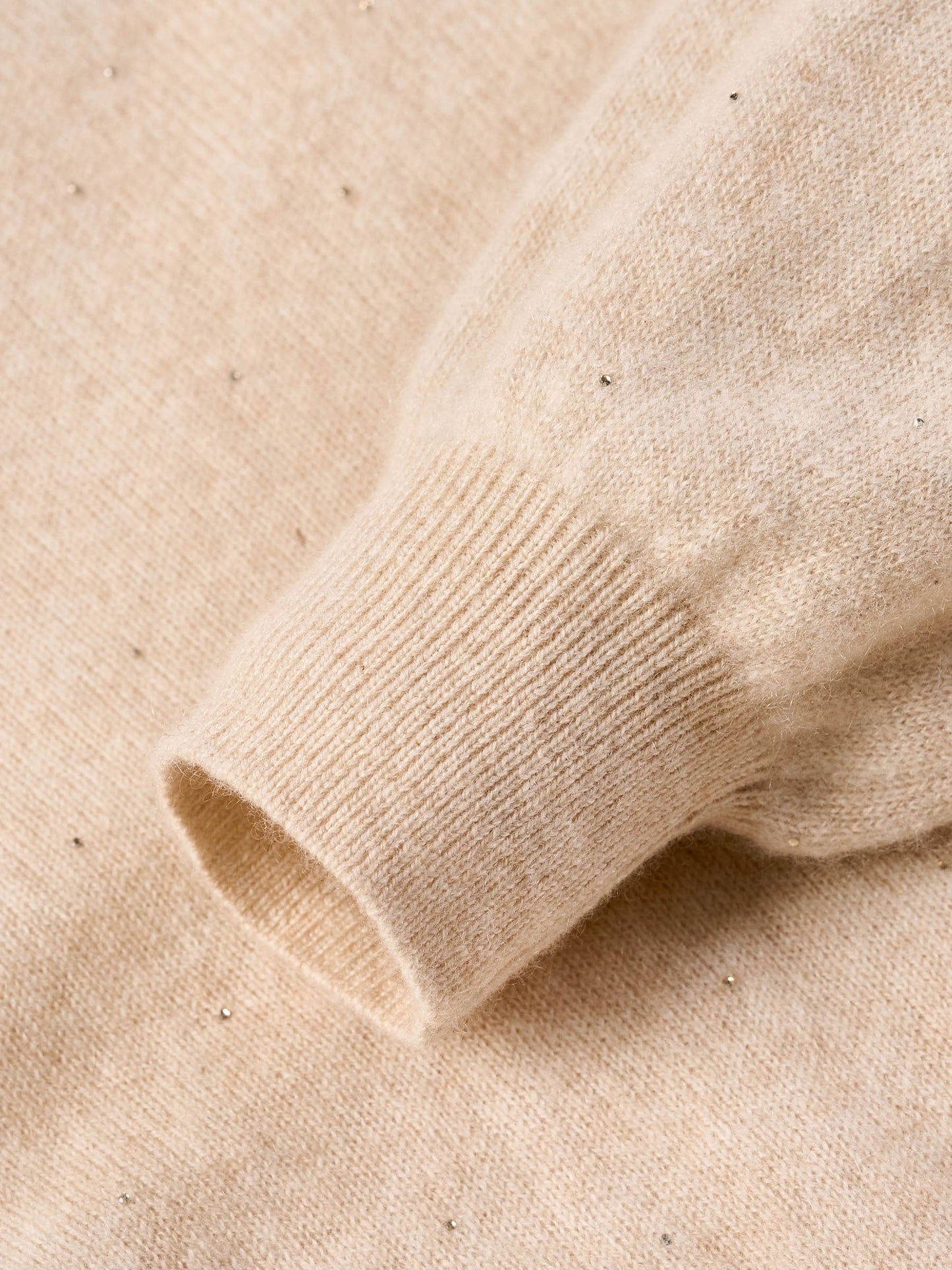 [Preview] 100% Cashmere Beaded Sequins Women Sweater